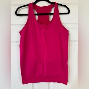 Kate Spade Hot Pink Jacquard Bow Tank